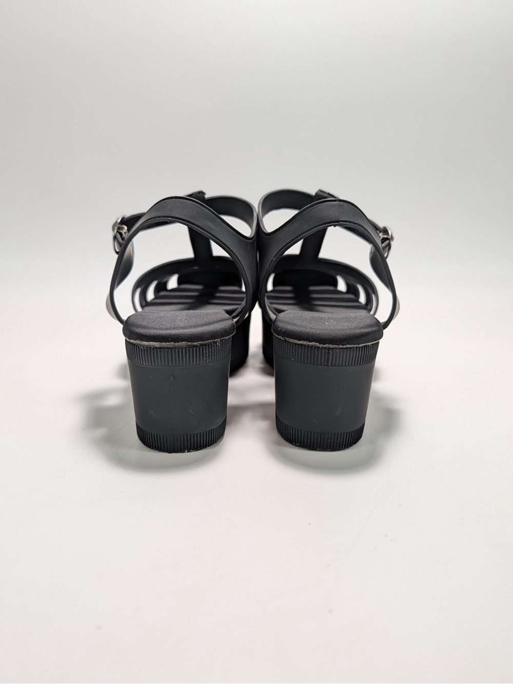 Jeffrey Campbell Candied Platform Jelly Sandals - Black - Picture 5 of 11
